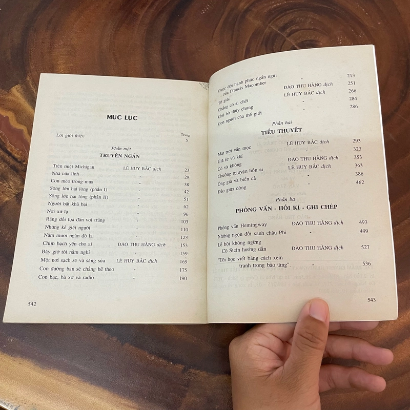 II Tựa sách: Tác Phẩm ERNEST HEMINGWAY (Truyện ngắn và Tiểu thuyết) 452791