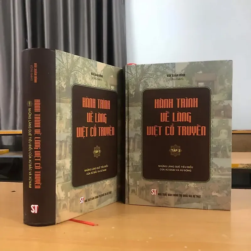 HÀNH TRÌNH VỀ LÀNG VIỆT CỔ TRUYỀN - BỘ 2 TẬP-BÌA CỨNG-BÙI XUÂN ĐÍNH-SÁCH NGHIÊN CỨU LÀNG 931538