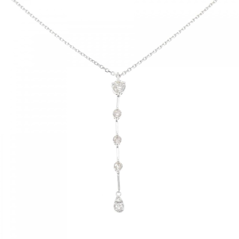 K18WG Dây chuyền kim cương 0.61CT - Hàng hiệu Chính hãng 848060