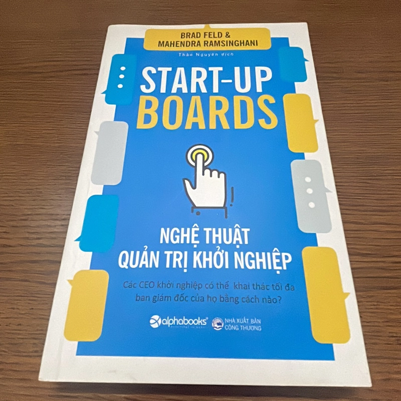 Nghệ thuật quản trị khởi nghiệp Brad Feld 358772