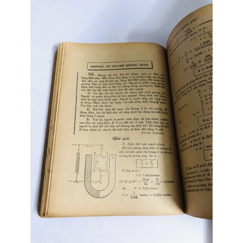 BÀI GIẢI TOÁN ĐIỆN HỌC (Đệ Nhị A,B & Kỹ Thuật) – Đàm Quang Hưng 718037