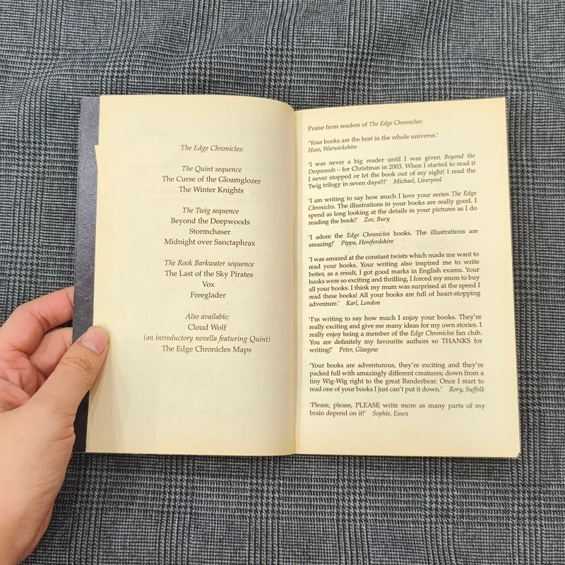 (Ngoại văn) The Edge Chronicles - The Stone Pilot - Stewart & Riddell  1044722