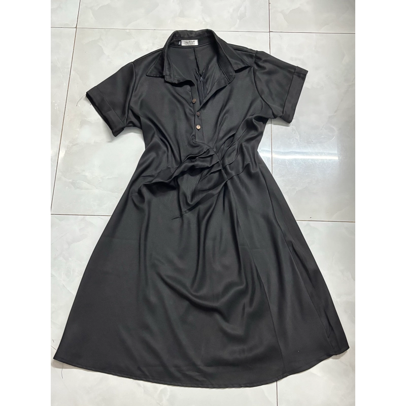 Váy đen thắt eo size XL 544468