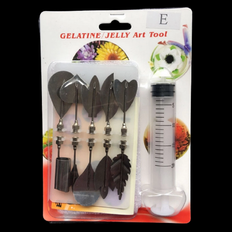 Bộ 10 dụng cụ làm thạch rau câu 3D - Bộ nhập khẩu - Tặng kèm xi lanh – Mã số 1000 335406
