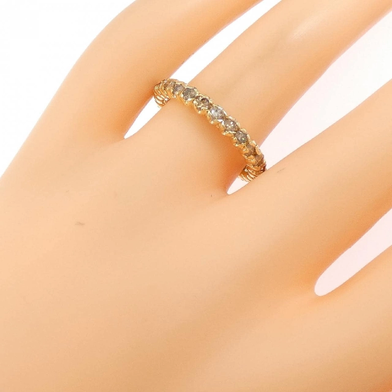 Nhẫn kim cương K18YG Half Eternity 1.0CT - Hàng hiệu Authentic 847944