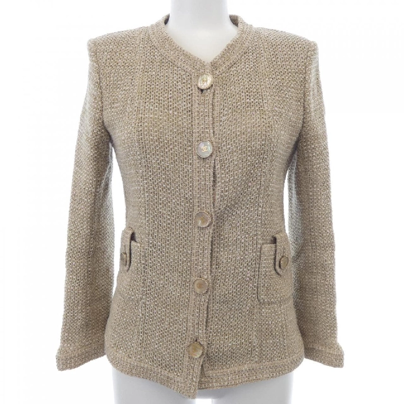 CHANEL P53061V39575 16C Áo khoác không cổ - Hàng hiệu Chính hãng 821220