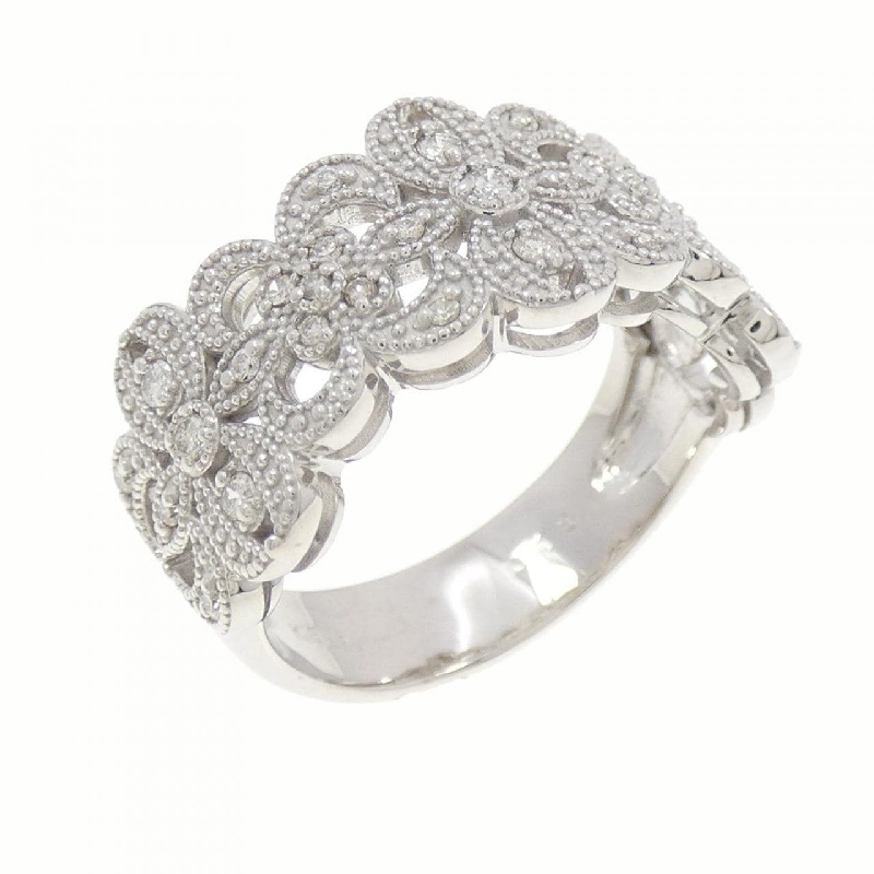 Nhẫn kim cương K18WG 0.18CT 670851