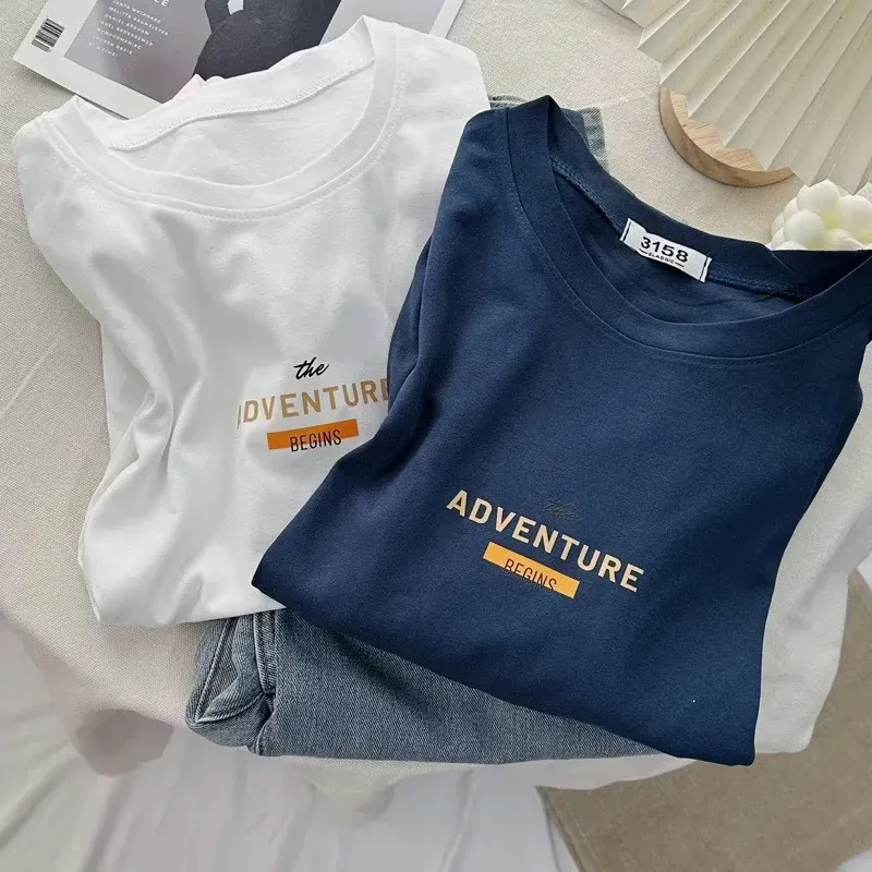 ÁO THUN PHÔNG NỮ UNESEX 3158 CHẤT LIỆU COTTON FORM RỘNG DẤU QUẦN 780957