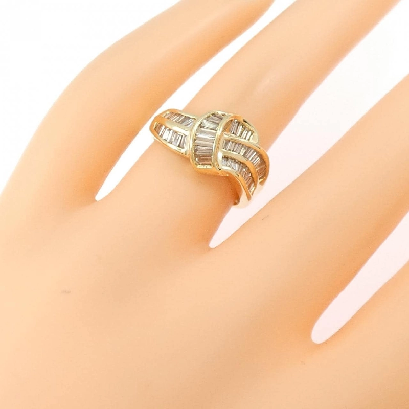 Nhẫn kim cương K18YG 1.00CT - Hàng hiệu Authentic 850597