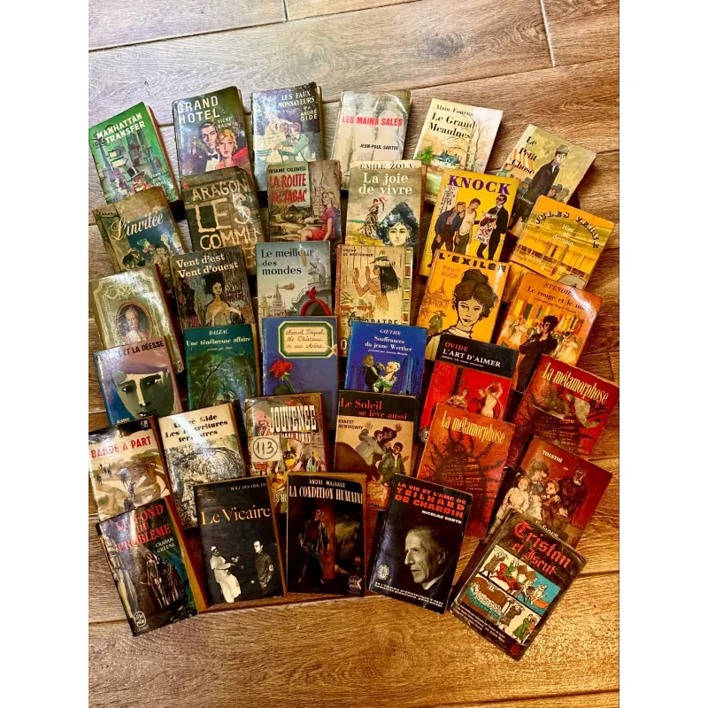 Sách Decor Vintage Pháp -  Le Livre de Poche 1960s 720279