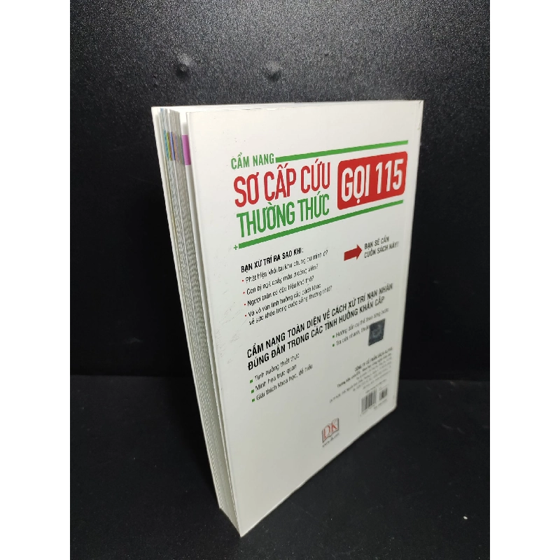 Cẩm nang sơ cấp cứu thường thức 2019 mới 90% hơi bẩn bìa HCM0411 365059