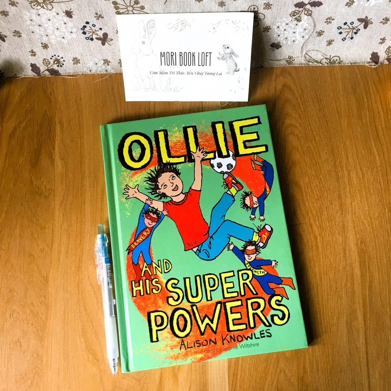 Sách tiếng anh tập đọc Ollie and His Superpowers, Used, Bìa cứng, cho bé 7+ 463579