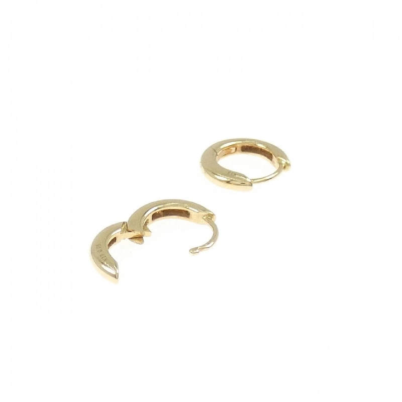 K18YG Bông tai kim cương hình vòng 0.05CT - Hàng hiệu Chính hãng 870851