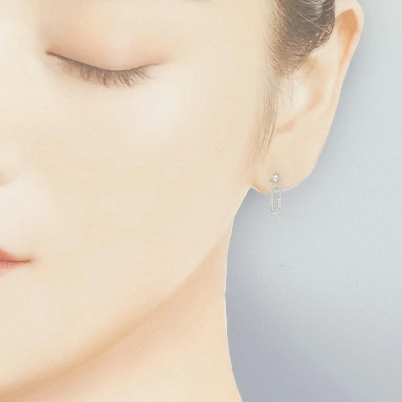 K18WG Bông tai kim cương 0.16CT - Hàng hiệu Chính hãng 863084