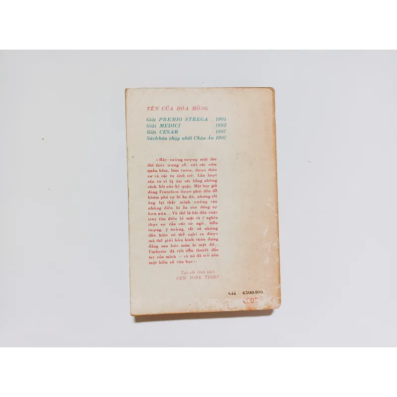 Tên Của Đoá Hồng - Umberto Eco  736221