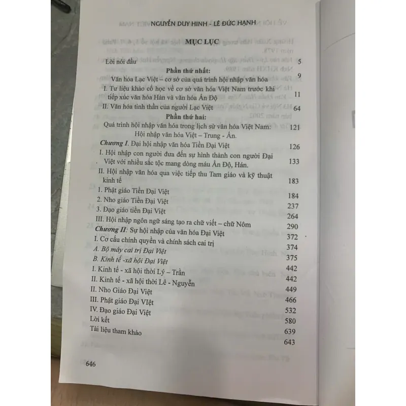 VỀ HỘI NHẬP VĂN HÓA TRONG LỊCH SỬ VIỆT NAM - NGUYỄN DUY HINH & LÊ ĐỨC HẠNH 602726