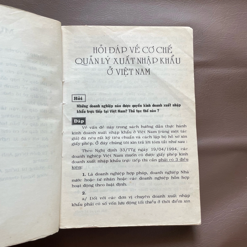 II Hỏi Đáp Về Kỹ Thuật Thực Hành Kinh Doanh Xuất Nhập Khẩu - PGS. TS. Võ Thanh Thu - 1995 482428