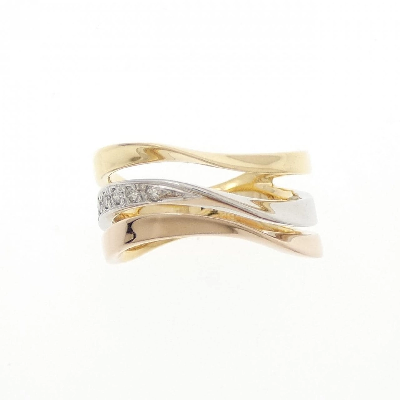 Nhẫn kim cương K18YG/PT900/K18PG 0.06CT - Hàng hiệu Chính hãng 855265