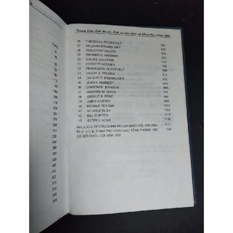 43 đời tổng thống Hoa Kỳ (bìa cứng) mới 70% bẩn bìa, ố, tróc bìa 2006 HCM2101 William A. Degregorio LỊCH SỬ - CHÍNH TRỊ - TRIẾT HỌC 380388