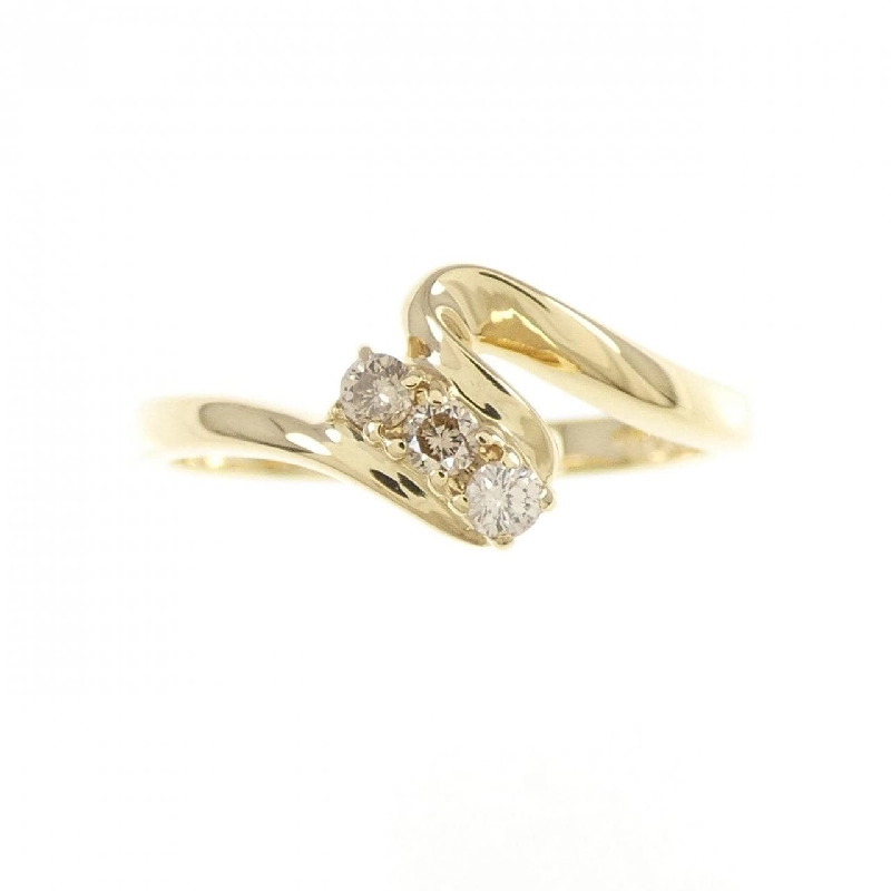 Nhẫn kim cương K18YG 0.10CT 670226