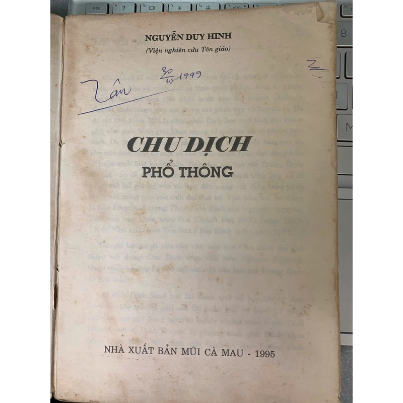 CHU DỊCH PHỔ THÔNG - NGUYỄN DUY HINH 519605
