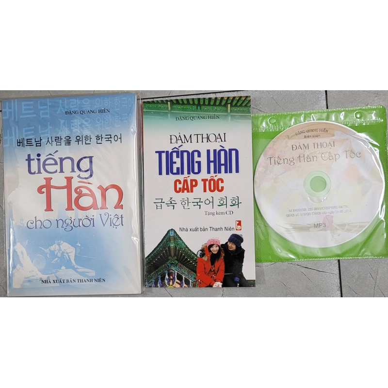 Tiếng Hàn cho Người Việt + Đàm thoại Tiếng Hàn cấp tốc (+ CD) 549002