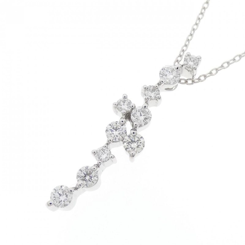 K18WG Dây chuyền kim cương 0.50CT - Hàng hiệu Chính hãng 860423