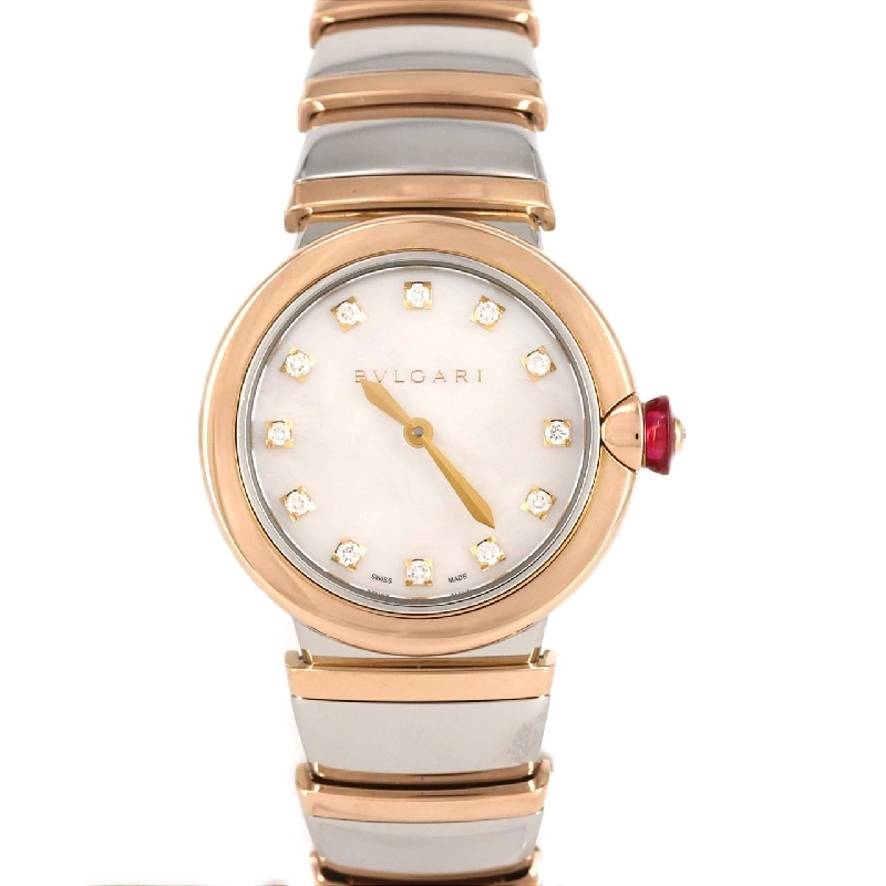 Bulgari Lucea PG Combo 12P LUP28SG/LU28WSPGSPG/12 SSxPG Quartz - Hàng hiệu Chính hãng 874664