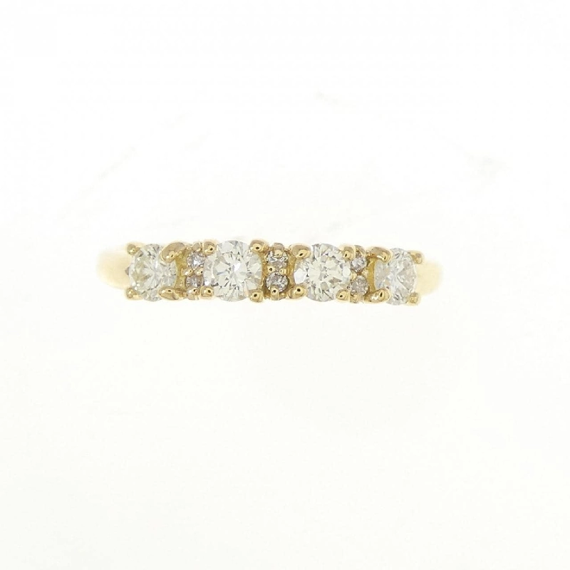 Nhẫn kim cương K18YG 0.28CT 671715