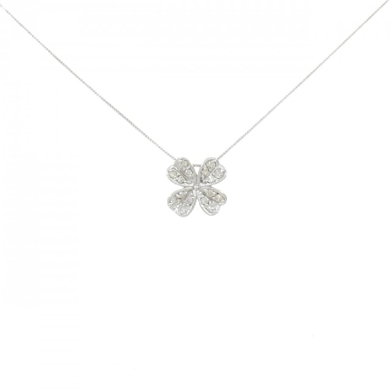 K18WG Nhẫn bốn lá kim cương 0.20CT - Hàng hiệu Chính hãng 864284