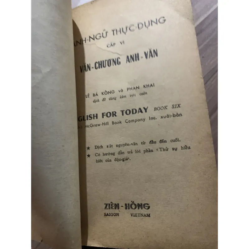 Anh ngữ thực dụng, trọn bộ 6 quyển, từ 1-6, Lê Bá Kông 740195