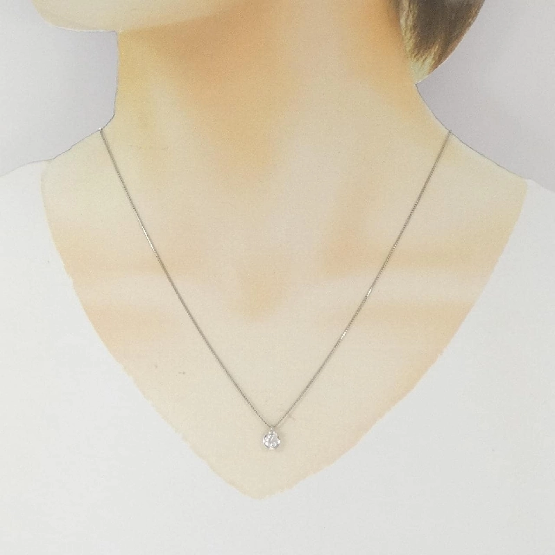 Dây chuyền kim cương PT900/PT850 0.314CT - Hàng hiệu Chính hãng 858043