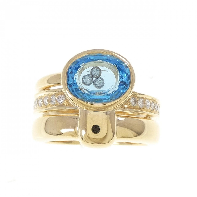 Nhẫn Blue Topaz 750YG - Hàng hiệu Authentic 849289