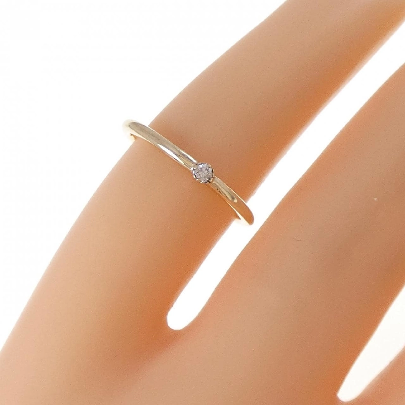 Nhẫn hồng ngọc hình trái tim K10YG 0.02CT - Hàng hiệu chính hãng 851547