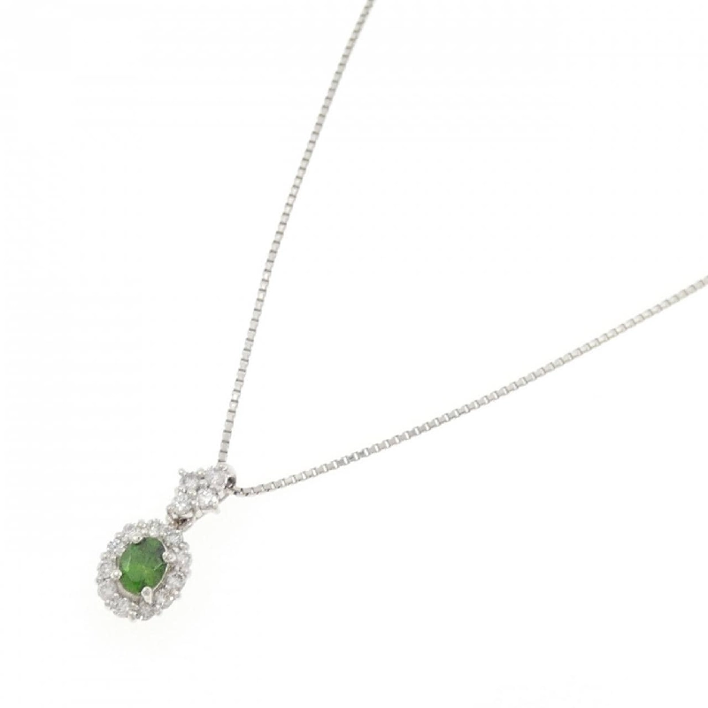 Dây chuyền Demantoid Garnet PT900/PT850 0.37CT - Hàng hiệu Chính hãng 859463