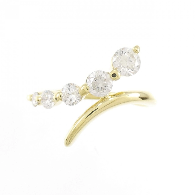 Nhẫn kim cương K18YG 0.70CT 670725