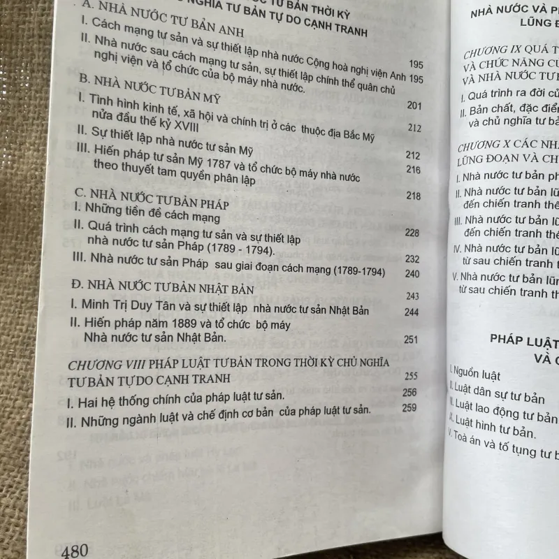 LỊCH SỬ NHÀ NƯỚC VÀ PHÁP LUẬT THẾ GIỚI; 480 trang  994367