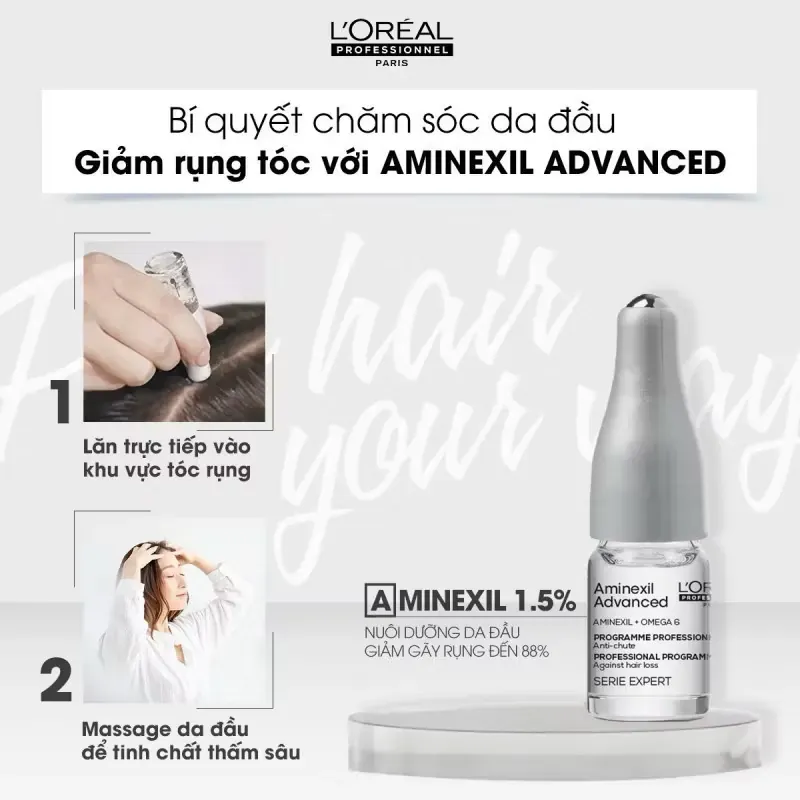Tinh chất giảm rụng tóc L’oreal chính hãng, mới 100% 970549