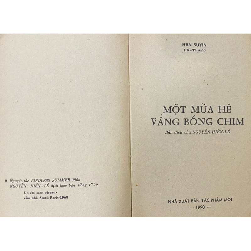 Một Mùa Hè Vắng Bóng Chim 521264
