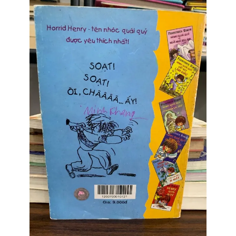 Henry quái quỷ và những con chấy- Francesca Simon 604180