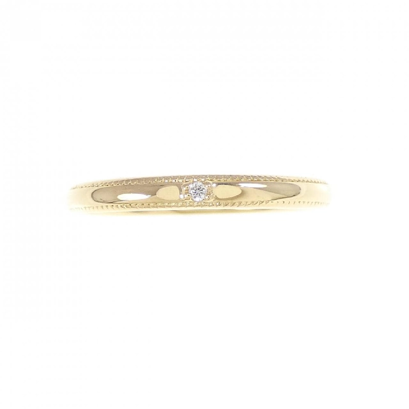 Nhẫn kim cương K18YG 0.01CT 669333