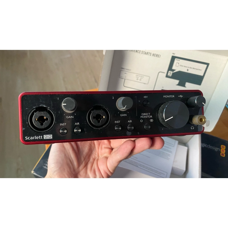 Card âm thanh FocusRite 2i2 mới 99% 199590