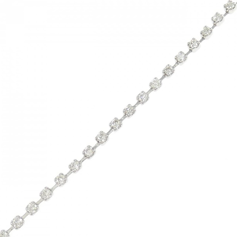 K18WG Vòng tay kim cương 1.00CT - Hàng hiệu Chính hãng 878114