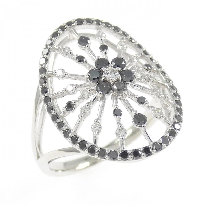 Nhẫn kim cương hoa K18WG 0.56CT - Hàng hiệu Authentic 849089