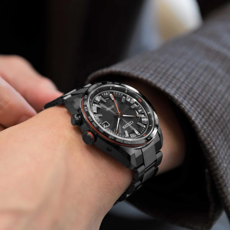 Đồng hồ điện tử Citizen Attesa H145-007JD01/CB0286-61E TI Solar Quartz - Hàng hiệu Chính hãng 883569