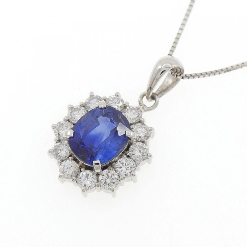 Dây chuyền Sapphire PT900/PT850 2.24CT - Hàng hiệu Chính hãng 858121