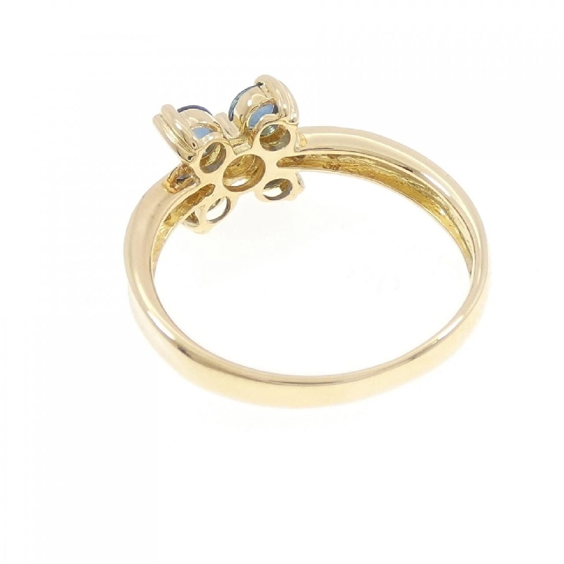 Nhẫn Sapphire Hoa K18YG - Hàng hiệu Chính hãng 854097