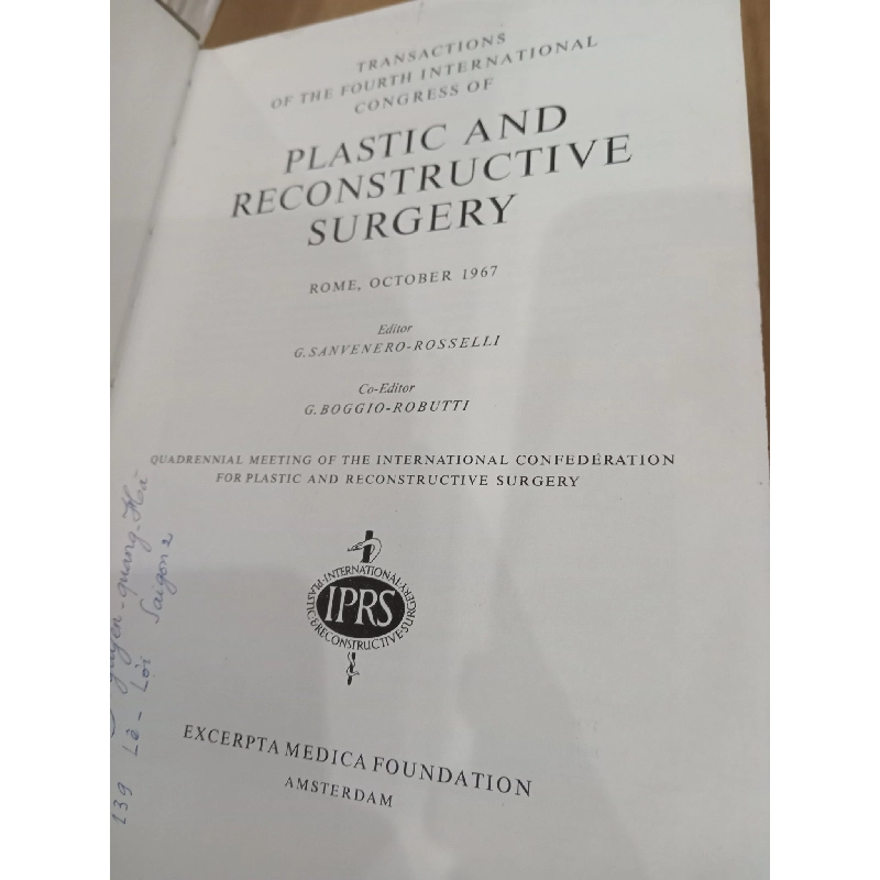 Transactions of the fourth international congress of plastic and reconstructive surgery 556684