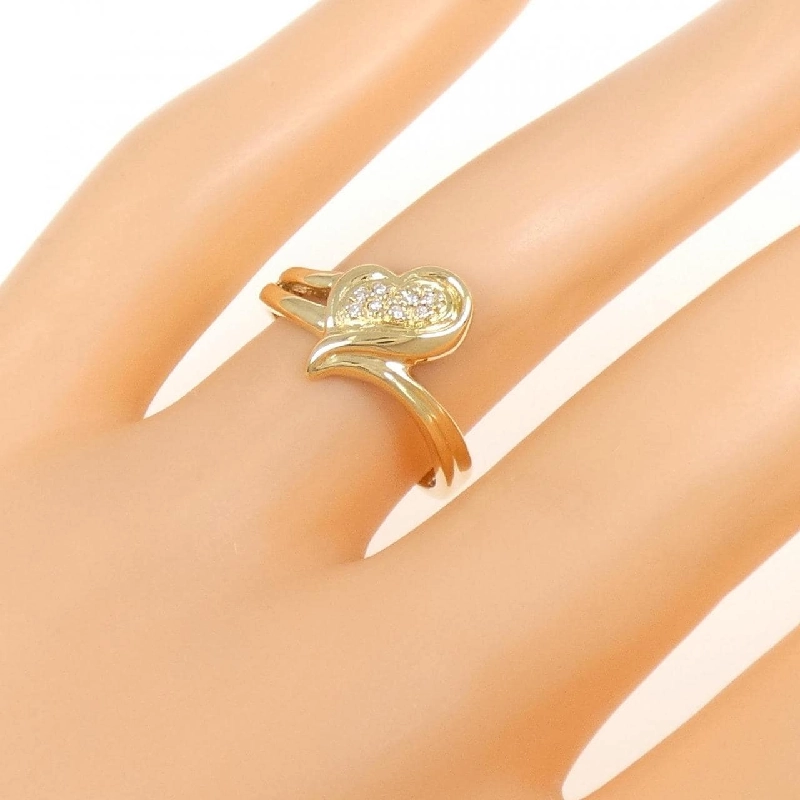 Nhẫn kim cương K18YG 0.03CT 669007