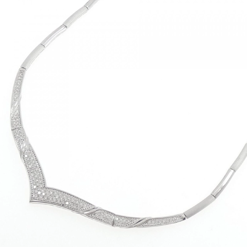 K18WG Dây chuyền kim cương 1.00CT - Hàng hiệu Chính hãng 857850